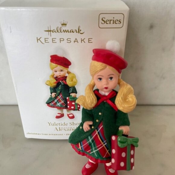 HALLMARK Madame Alexander Yuletide Shopper 2011 Ornament #16 IOB - Picture 1 of 14